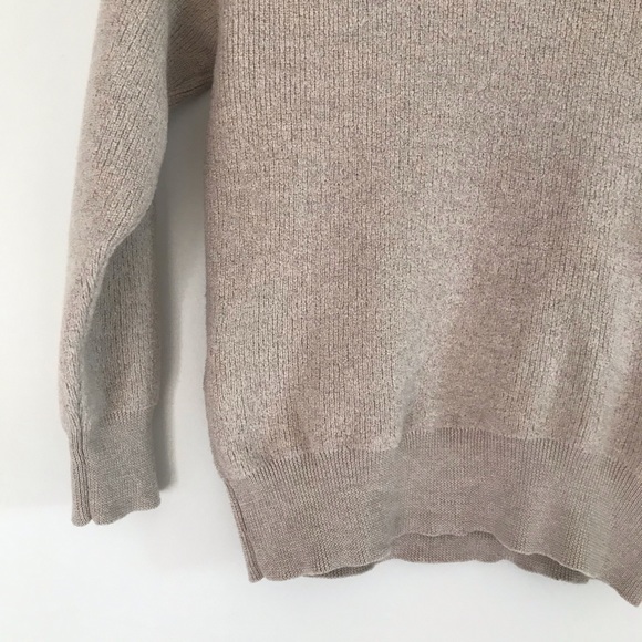 WILFRED ARITZIA MONTPELLIER TAN MOCK NECK SWEATER - Picture 13 of 16